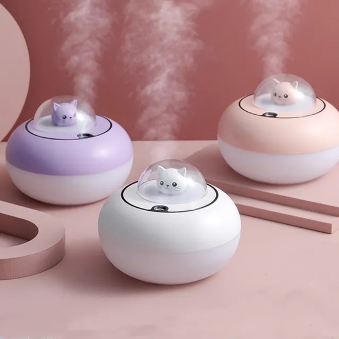 KittyMist – Humidificador LED con Gatito