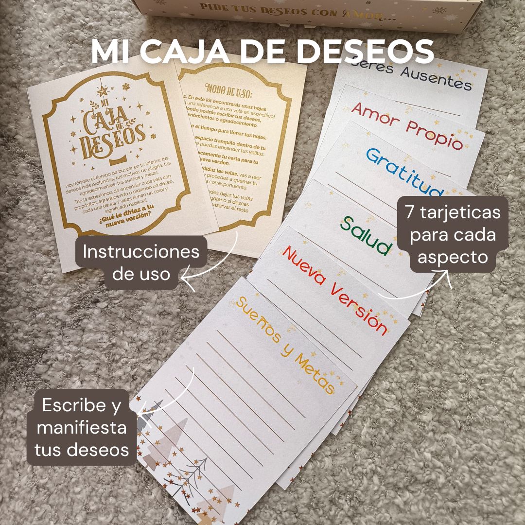 Kit Deseos de Navidad y Año nuevo