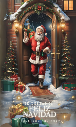 Funda para Puerta con diseños de Navidad