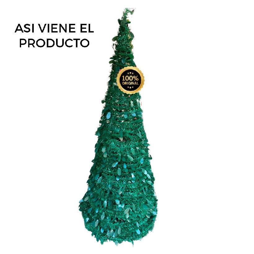 ÁRBOL DE NAVIDAD FÁCIL DE ARMAR - PLEGABLE DE 150cm