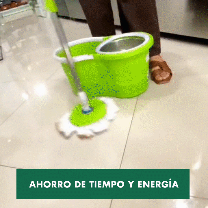 NUEVO TRAPEADOR 360 REFORZADO CON MOPA DE REPUESTO