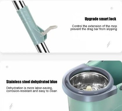 NUEVO TRAPEADOR 360 REFORZADO CON MOPA DE REPUESTO