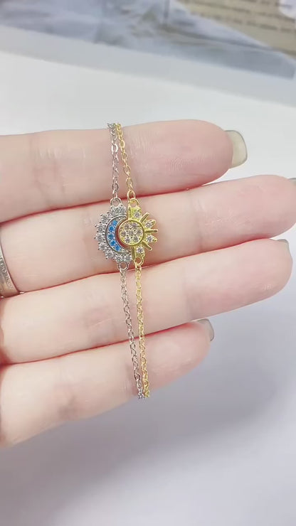 Eterno Eclipse – Set de Pulseras Sol & Luna ☀️🌙