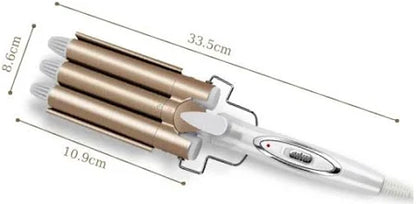 NUEVO WAVE3 PRO, RIZADOR ONDULADOR CON 3 CILINDROS